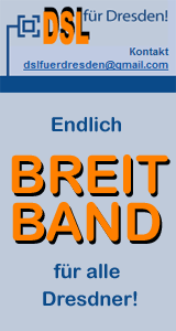 Werbebanner - DSL fuer Dresden